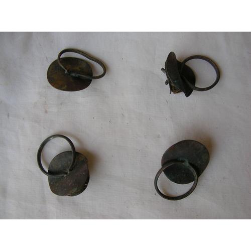 Ww1 France Lot De 4 Bouchons Francais Pour 75 Mm Relique De Combats Terrain 2