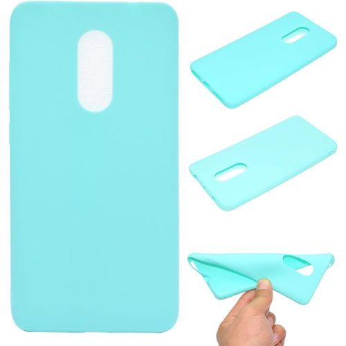 Coque Compatible Avec Xiaomi Redmi Note 4 Tpu Etui De,Couleur Unie Protection Housse En Souple Silicone Tpu Ultra Mince Et Anti-Rayures De Protection Etui- Bleu Clair