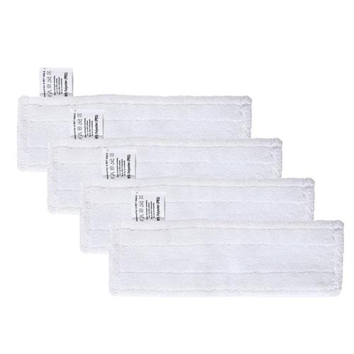 Kit De 4 Bonnettes Microfibre Lingettes Remplacement Pour Karcher Easy Fix Sc2 Sc3 Sc4 Sc5, Chiffon Accessoire