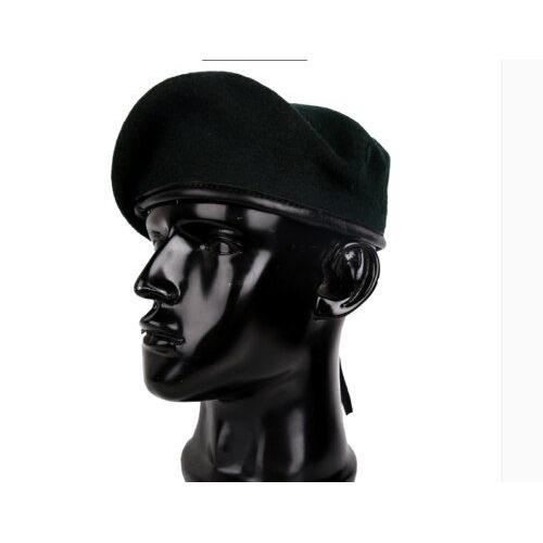 Black Xl -Armée Américaine Forces Spéciales Laine Vert Sable Couleur Noir Rouge Béret Chapeau Casquette Militaire Armyshop2008