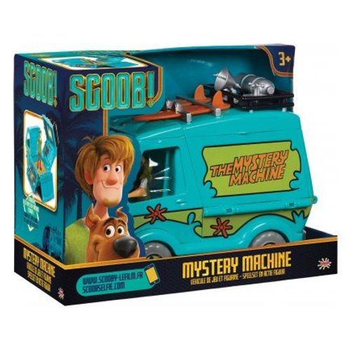 Vehicule Scooby-Doo : Van Mystery Machine 24 Cm + Figurine Articulé Sammy - Voiture - Nouveuté