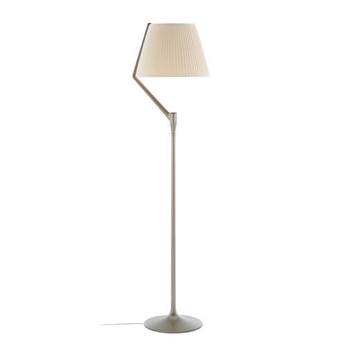 Kartell Lampadaire Angelo Stone (Champagne - Aluminium Moulé Sous Pression, Technopolymère Thermoplastique Transparent Et Tissu)