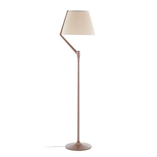 Kartell Lampadaire Angelo Stone (Cuivre - Aluminium Moulé Sous Pression, Technopolymère Thermoplastique Transparent Et Tissu)