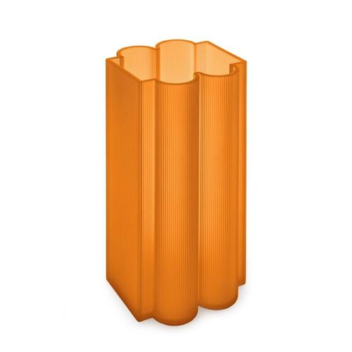 KARTELL vase OKRA H 34 cm (Orange - PMMA recyclé)