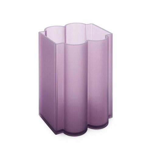 KARTELL vase OKRA H 24 cm (Violet - PMMA recyclé)