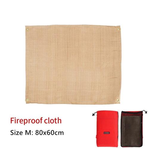 M -Couverture D'isolation Thermique Pour Barbecue, Couverture Anti Incendie Pour Camping En Plein Air, 1 Pièce