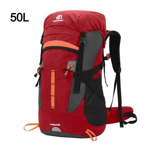 50l Red -90l 50l Sac De Voyage Camping Sac À Dos Randonnée Armée Escalade Sacs Trekking Alpinisme Mochila Grande Capacité Sac De Spo