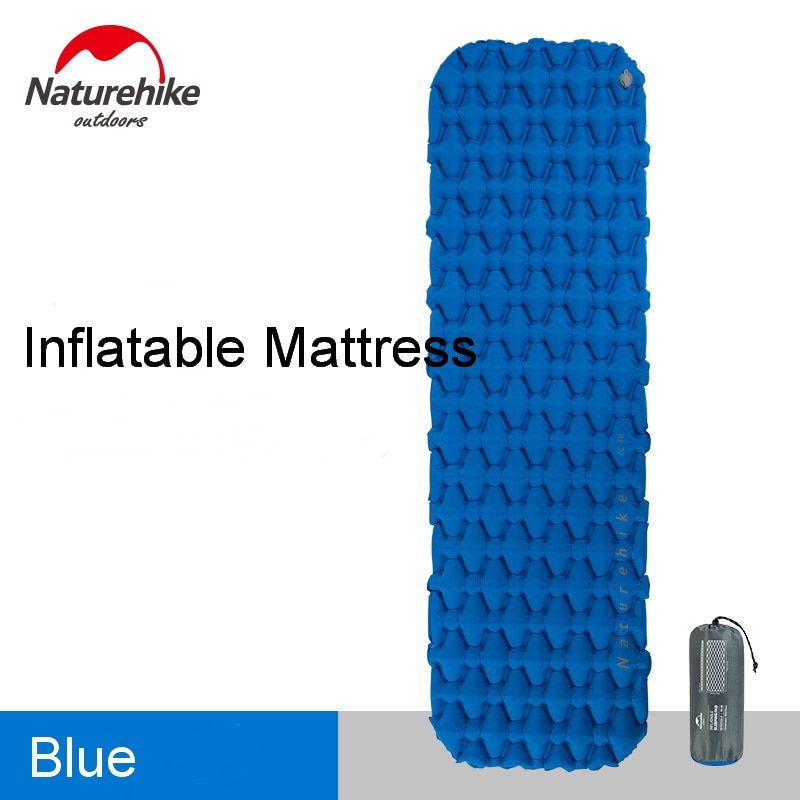 1person Blue -Naturehike ? Matelas Gonflable D'extérieur Ultraléger Pour 2 Personnes, Coussins De Couchage, Sacs Imperméables, Ta