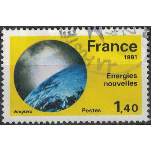 France 1981 Oblitéré Used Grandes Réalisations Energies Nouvelles Y&t 2128 Su