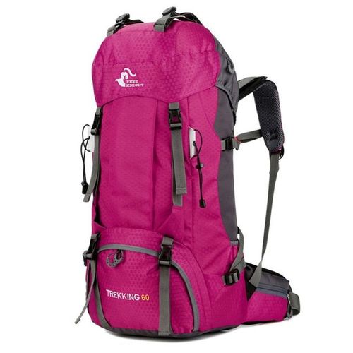 60l Pink -Sac À Dos Étanche De Grande Capacité 50 Et 60 L, Matériel Type Molle Pour Sport, Activités D'extérieur, Camping, Escala