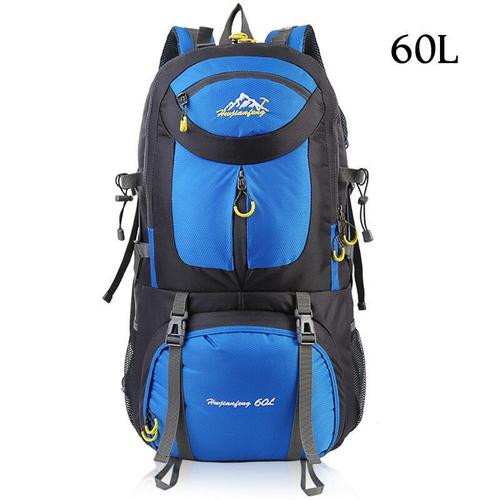 Blue 60l -Sac À Dos Étanche Pour Randonnée, Randonnée, Camping, Ski, Voyage, Montagne, 40l, 60l