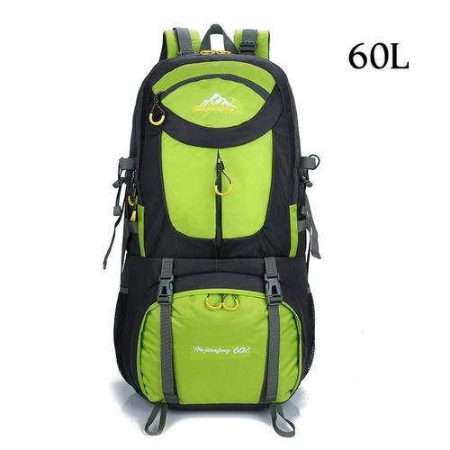 Green 60l -Sac À Dos Étanche Pour Randonnée, Randonnée, Camping, Ski, Voyage, Montagne, 40l, 60l