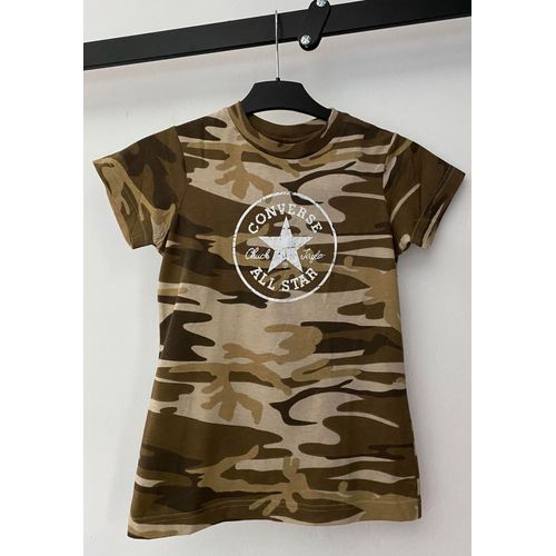 Converse Tee Shirt Top Camouflage Xs Neuf