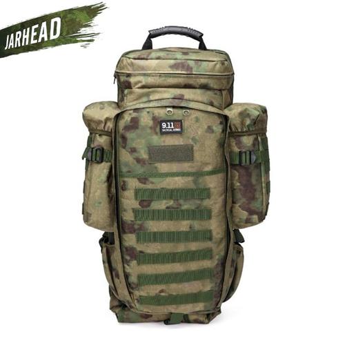 A-Tacs-Fg -Sac À Dos Militaire Combiné De 60l Pour Hommes, Grande Capacité, Multifonction, Fusil, Voyage, Trekking, Assaut Tactique,