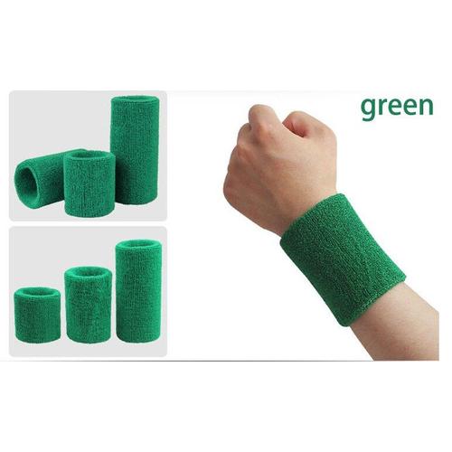 Green -Protège Poignet Élastique Pour Hommes Et Femmes,1 Pièce,Manchette,Serviette,Gym,Fitness,Entraînement De Puissance,Bret