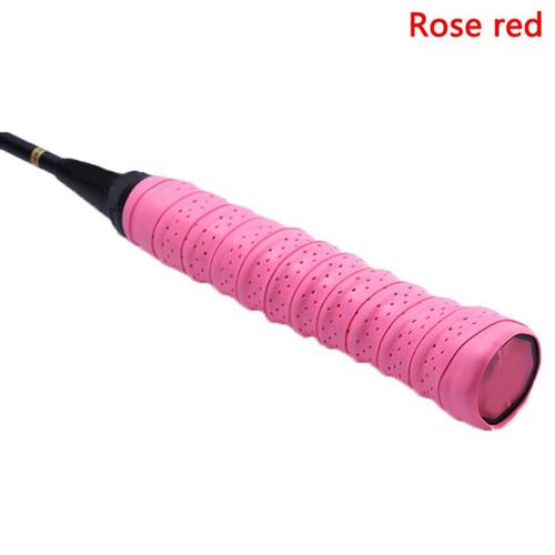 Rose Red -Anti Dérapant Respirant Sport Sur Grip Bandeau De Tennis Surgrips Bande Badminton Raquette Poignées Bandeau