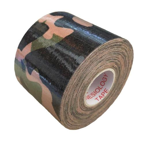 Green Camouflage 2.5cmx5m -Bande De Kinésiologie Élastique,2 Tailles,Bande De Sport,Bandage,Soins,Premiers Soins,Blessures Mus