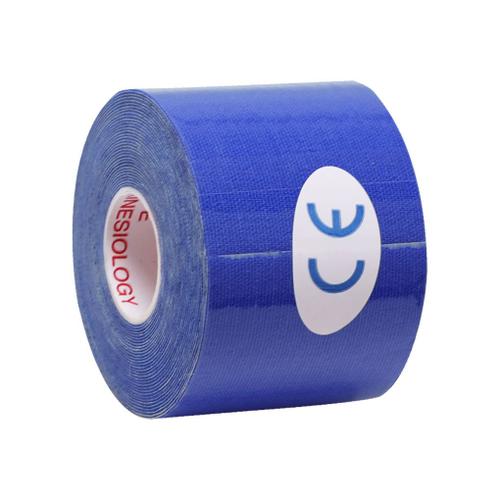 Dark Blue 5cmx5m -Bande De Kinésiologie En Coton Imperméable,5m,Respirante,Rouleau Élastique De Sport,Adhésif Pour Bandage Muscu