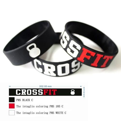 Black -Bracelet En Silicone Pour Entraînement Crossfit,Vêtements D'entraînement,Kettlebell,4 Pièces