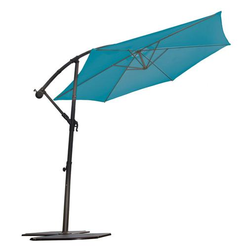 Parasol Déporté Super King Ø 300 - Bleu Pétrole