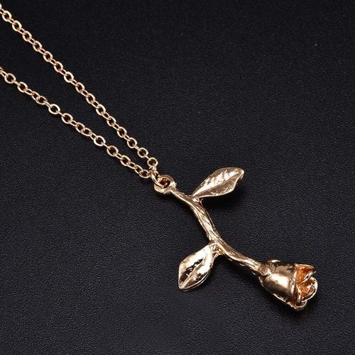Collier Avec Pendentif De Déclaration De La Belle Et La Bête Pour Femmes, Bijoux À La Mode, Argent Or Rose, Cadeaux D'amoureux, Vente En Gros, Nouvelle Collection
