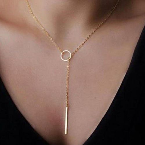 Collier Court Minimaliste En Métal Simple, Cadeaux, Nouvelle Collection 2021 Europe Et États Unis
