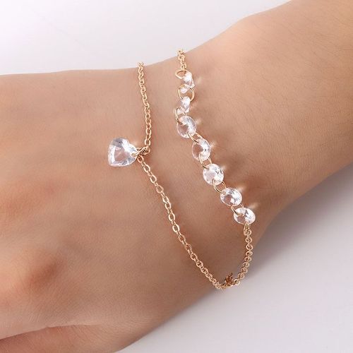 Bracelet Multi Couches En Strass Et Cristal Pour Femmes, Bijou Simple, Nouvelle Mode, Joli, Cadeau, 2021
