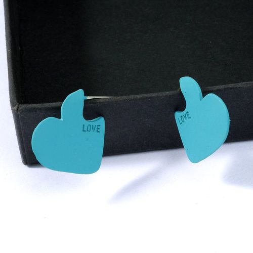 Boucles D'oreilles Vintage En Forme De C¿Ur Pour Femmes, Nouveauté, Mignonnes, Couleur Rouge, Amour, Déclaration De Coeur, 2021
