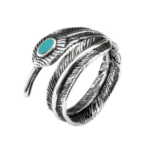 Bagues Punk En Métal Pour Hommes Et Femmes, Anneau En Forme D'animaux, Disponible En Noir Et En Argent, Ouvert Et Réglable, Feuille De Serpent Et De Grenouille, Vintage, Bijoux De Fête, Cadeau