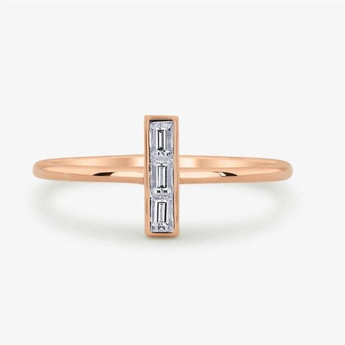 Bague De Couple En Pierre Lisse Et Simple, Bijou Anti Allergie, Couleur Or Rose, Cadeau Pour Homme Et Femme, 2021