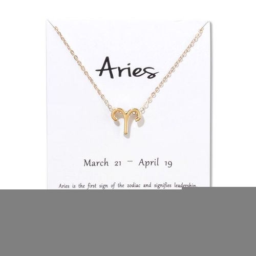 Collier Avec 12 Constellations, En Forme De Poisson, Verseau, Bélier, Taureau, Lion, Capricorne, Ras Du Cou, Cadeau D'anniversaire, Pendentif, Carte De Message Blanche