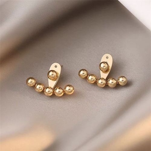 Boucles D'oreilles Géométriques Simples En Métal Pour Femmes, Élégantes, Tendance, Couleur Or, Pendentif De Fête, Nouvelle Collection 2021