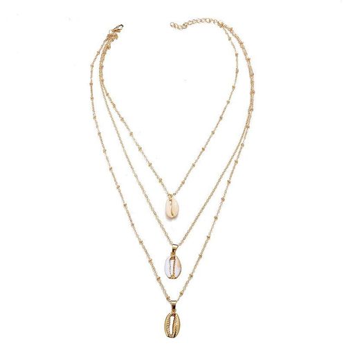 Colliers Avec Pendentif En Coquillage Pour Femmes, Multicouches, Vintage, Bijoux De Fête, Cadeau, Nouvelle Collection Collier Ras De Cou Breloque