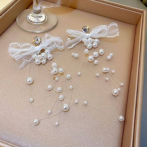 Boucles D'oreilles Pendantes En Cristal Avec Perles Exagérées Pour Femmes, Bijou Long Avec Pendentif En Perle Artificielle, Nouvel Arrivage, 2021