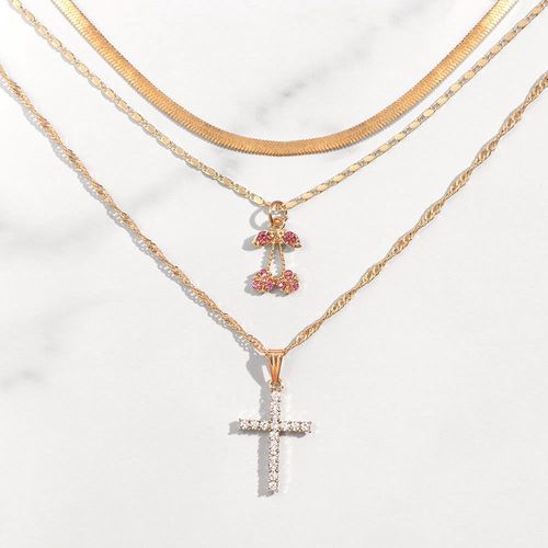 Collier Multi Couches En Strass Brillant Pour Femmes, Chaîne Serpent Classique En Métal Doré, Bijoux Bohème