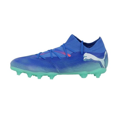 Chaussures Football Lamelles Puma Future Match Fg/ag Jr Bleu Ciel