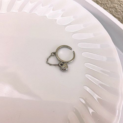 Bague Acrylique En Métal Violet En Forme De C¿Ur Pour Femme, Accessoires De Fête Créatifs Et Populaires