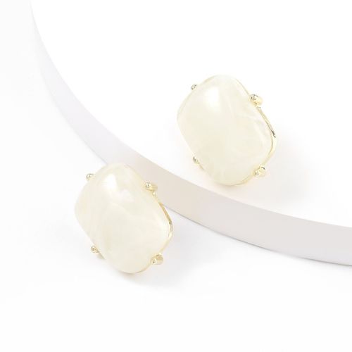 Boucles D'oreilles Géométriques Pour Femmes, Accessoires De Fête, De Banquet, Simples, Carrés En Résine, Nouvelle Mode 2021