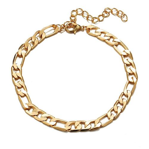 Chaîne De Cheville Simple En Acier Inoxydable Pour Hommes, Bijoux De Jambes De 22cm De Long, 1 Pièce, 2020