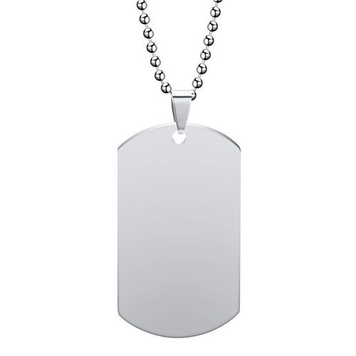 Pendentif Pour Chien En Acier Inoxydable, Collier Pour Homme Et Femme, Couleur Or, Argent, Noir, Bijoux À Mémoire Militaire