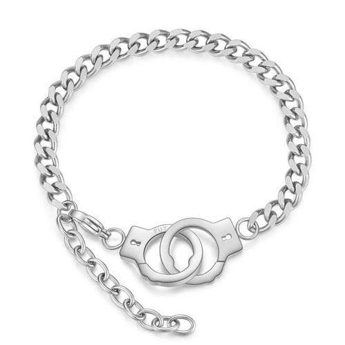 Bracelet Punk Pour Hommes, Manchette, Chaîne À Maillons En Acier Inoxydable, Bijou Enroulé, Charme, Nouveauté 2021