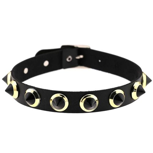 Collier Ras Du Cou Chic En Cuir Pour Femmes, Fait À La Main, Couleur Bonbon, Rivets, Pointes, Gothique, Punk, 2020