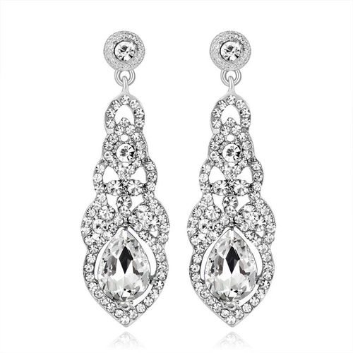 Boucles D'oreilles De Mariage En Cristal Pour Femmes, Nouvelle Mode, Couleur Noire Or, Pendentif De Mariée Coréenne, Cadeaux, 2021