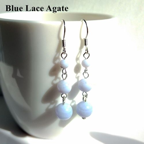 Boucles D'oreilles En Forme De Goutte D'eau Pour Femmes, Bijoux Fait À La Main, Labradorite, Corail Rouge, Couleur Argent, Joli Cadeau Pour Filles, Livraison Directe