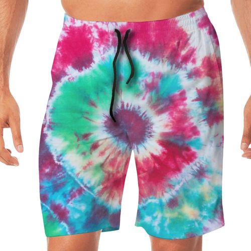 Short De Plage Pour Hommes,Séchage Rapide,Décontracté,Rayé,Micro-Élastique,Pantalon De Sport,Vêtements De Plage