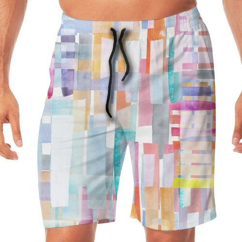 Shorts De Plage Pour Hommes,À Séchage Rapide,Pantalons Amples Décontractés,Micro-Élastique,Vêtements De Sport,De Natation Et De Surf