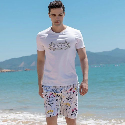 Maillot De Bain Imprimé À Séchage Rapide Pour Couple,Pantalon De Plage Pour Femmes,Maillots De Bain De Surf,Shorts De Bain Pour Amoureux,Shorts De Planche