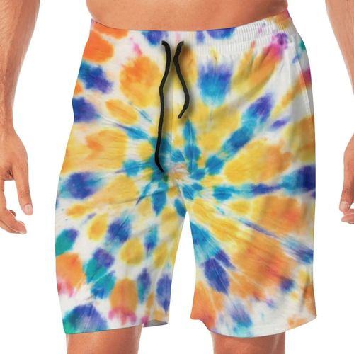 Short De Plage Pour Hommes,Séchage Rapide,Décontracté,Rayé,Micro-Élastique,Pantalon De Sport,Vêtements De Plage