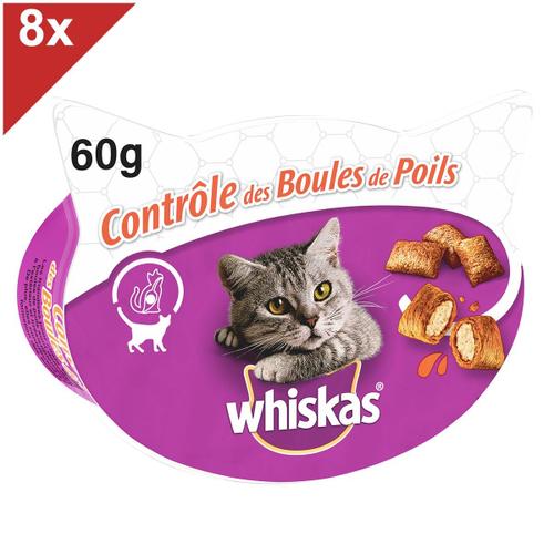 Whiskas Contrôle Boules De Poils Pour Chat 60g (8)