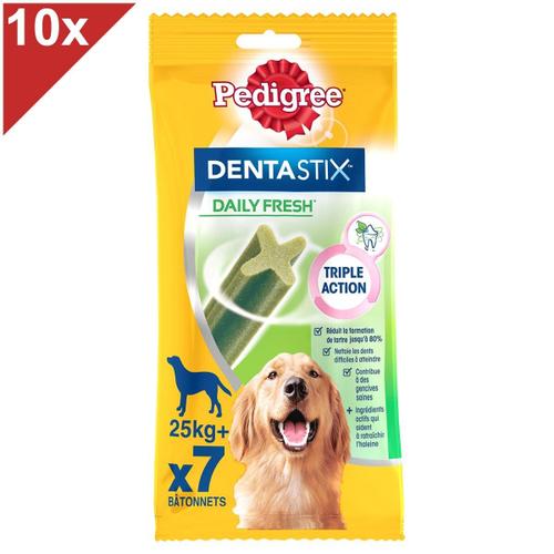 Pedigree Dentastix Fresh Friandise À Mâcher Grand Chien 70 Sticks Dentaire(10x7)
